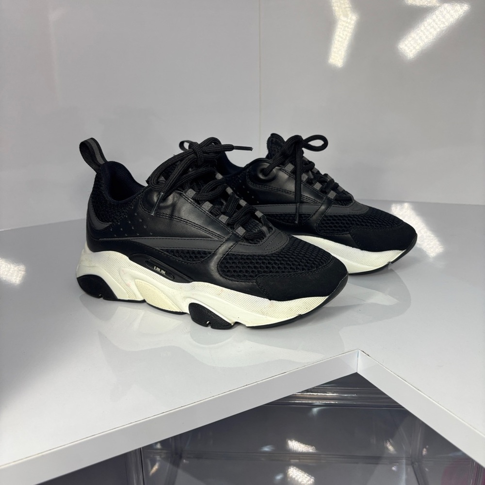 **Authentic **Dior Black and White Women's Sneakers